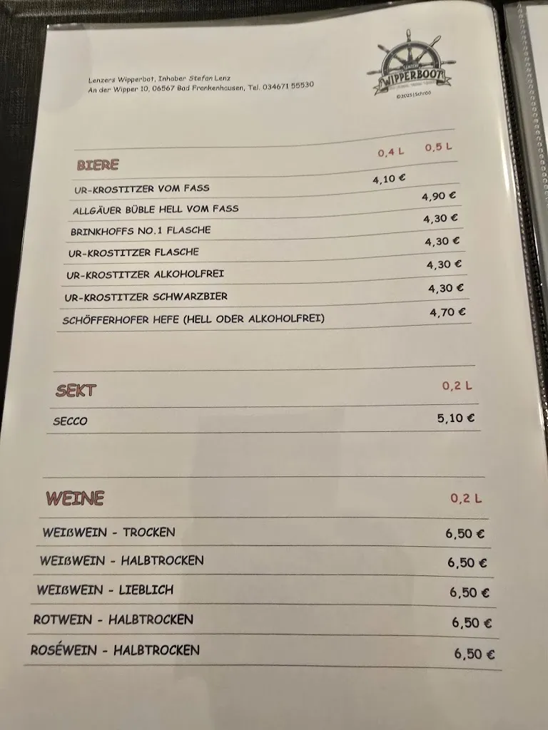 Menu_Lenzers Wipperboot_Frankenhausen/Kyffhäuser_image_4