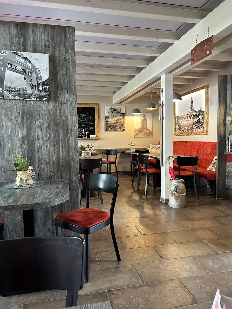 Café Am Schiefen Turm restaurant in Frankenhausen/Kyffhäuser