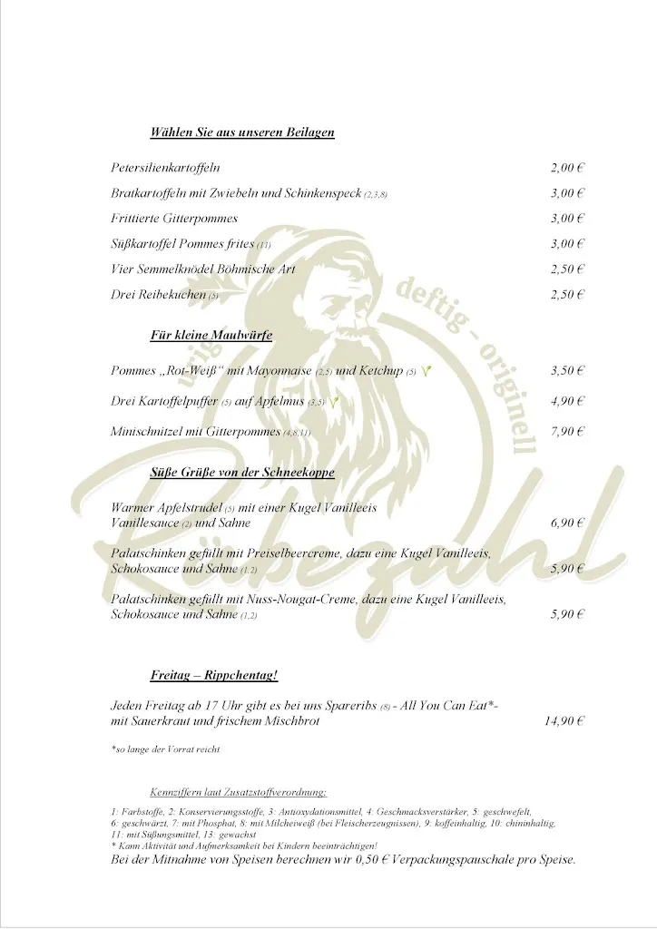 Menu_Gaststätte Rübezahl_Gera_image_1