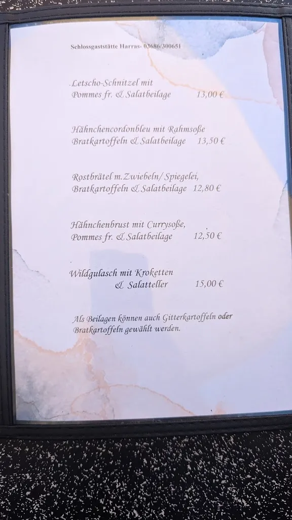 Menu_Schloßgaststätte Harras_Eisfeld_image_3