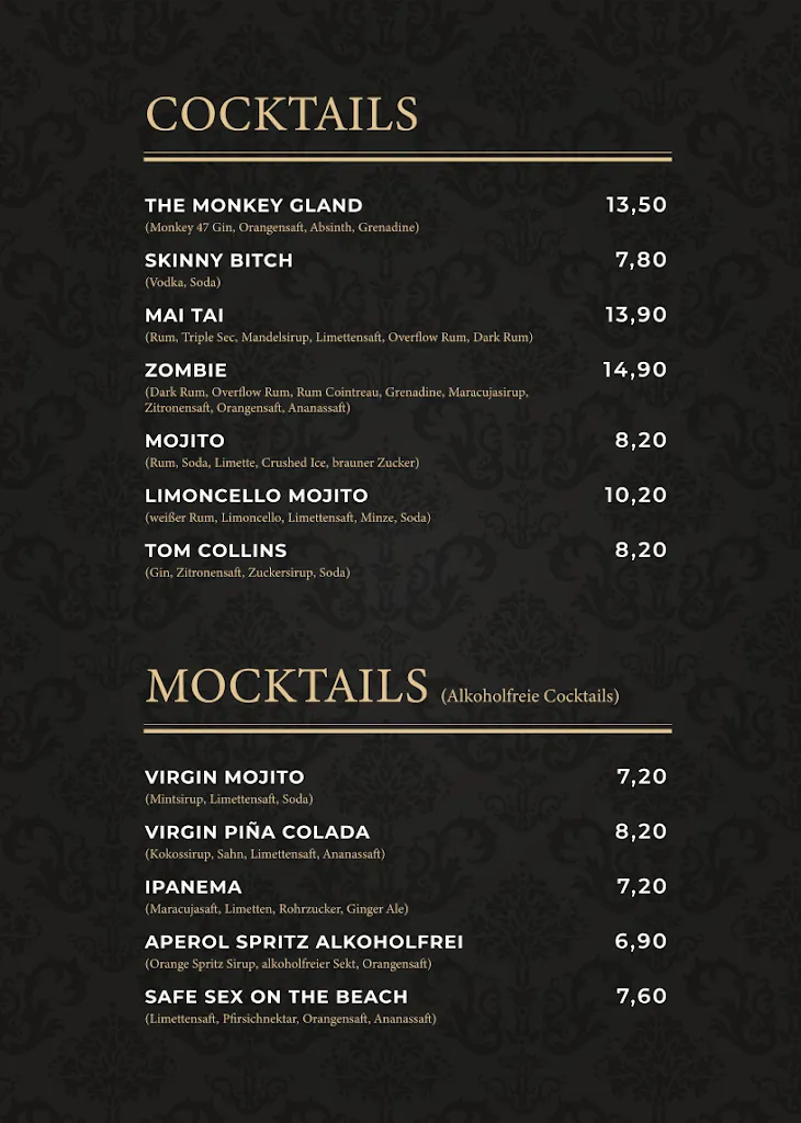 Menu_K1 Schmalkalden Restaurant & Cocktailbar_Schmalkalden_immagine_2