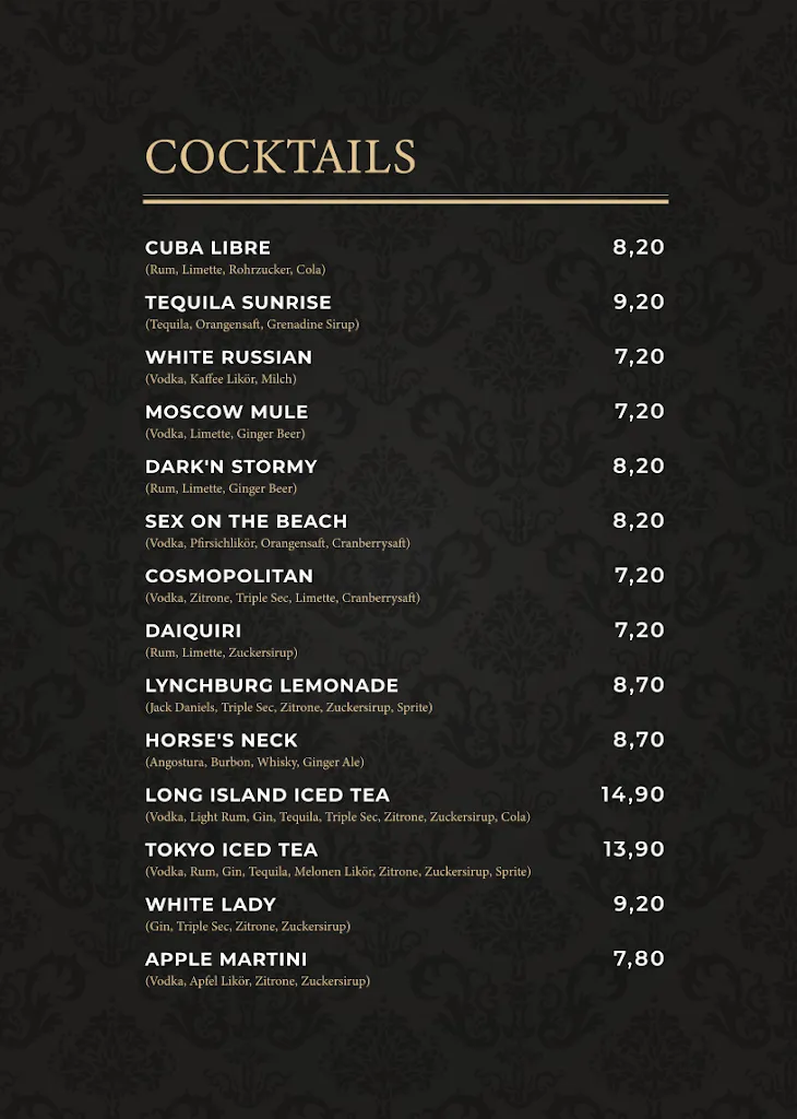 Menu_K1 Schmalkalden Restaurant & Cocktailbar_Schmalkalden_immagine_3