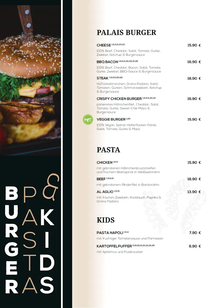 Menu_Palais Restaurant_Erfurt_immagine_3