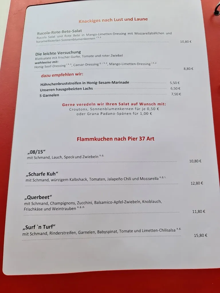 Menu_Pier 37 - Genuss am Fluss_Erfurt_image_1