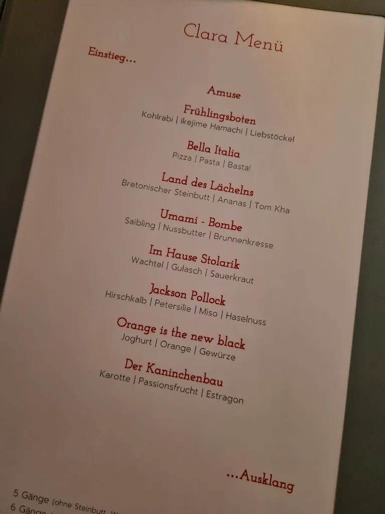 Menu_Clara - Restaurant im Kaisersaal_Erfurt_image_1