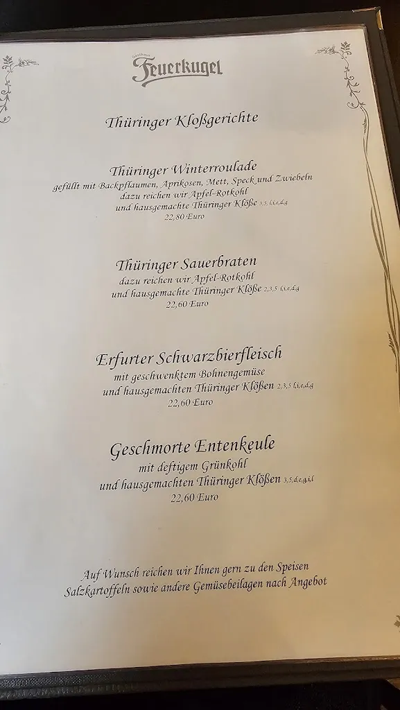 Menu_Gasthaus Feuerkugel_Erfurt_image_1
