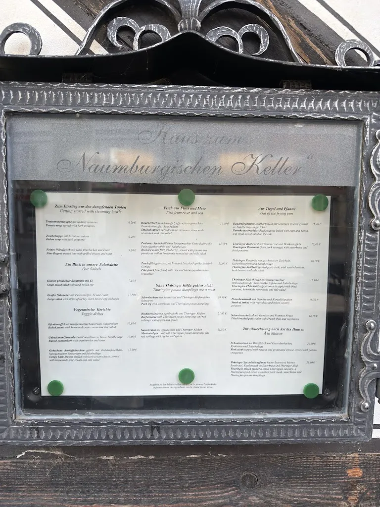 Menu_Haus zum Naumburgischen Keller_Erfurt_image_1