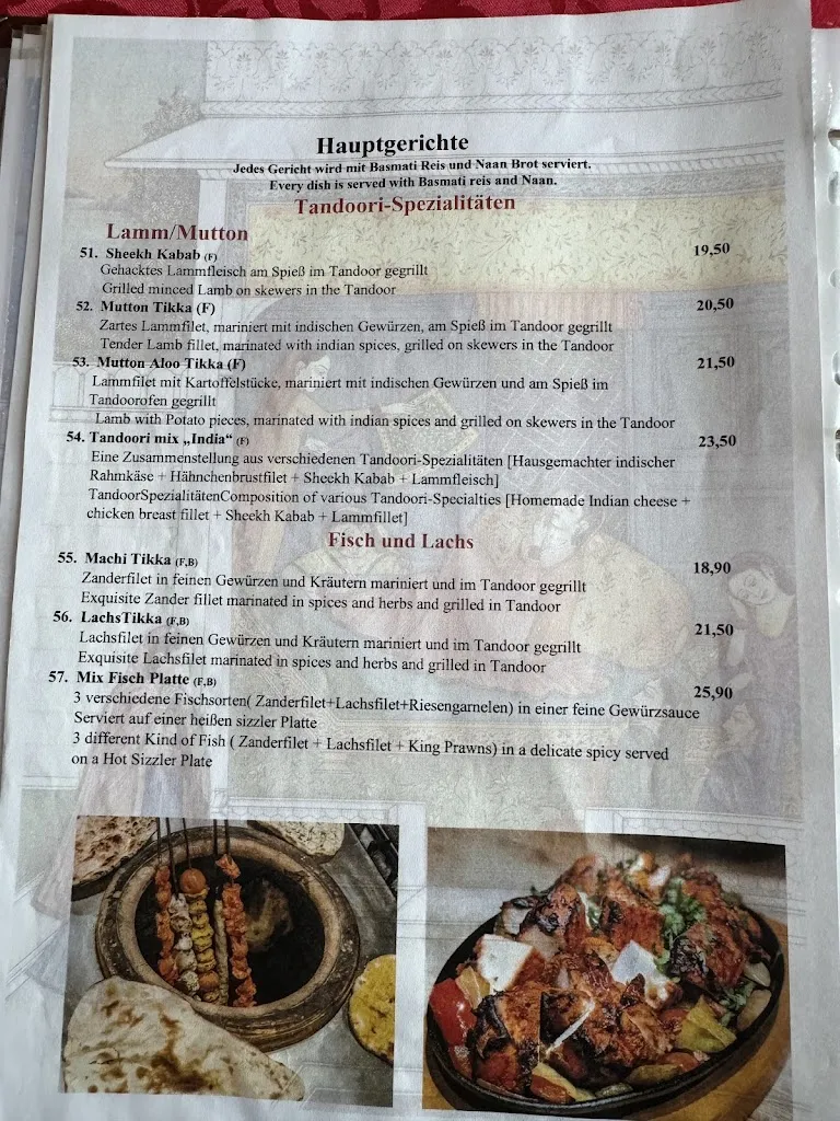 Menu_Restaurant India Erfurt_Erfurt_image_1