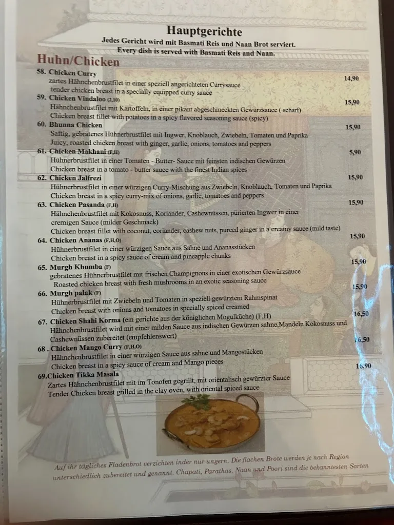 Menu_Restaurant India Erfurt_Erfurt_image_2