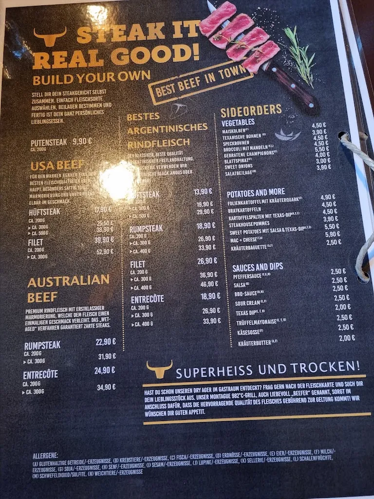 Menu_Texas Steaklounge_Erfurt_image_3