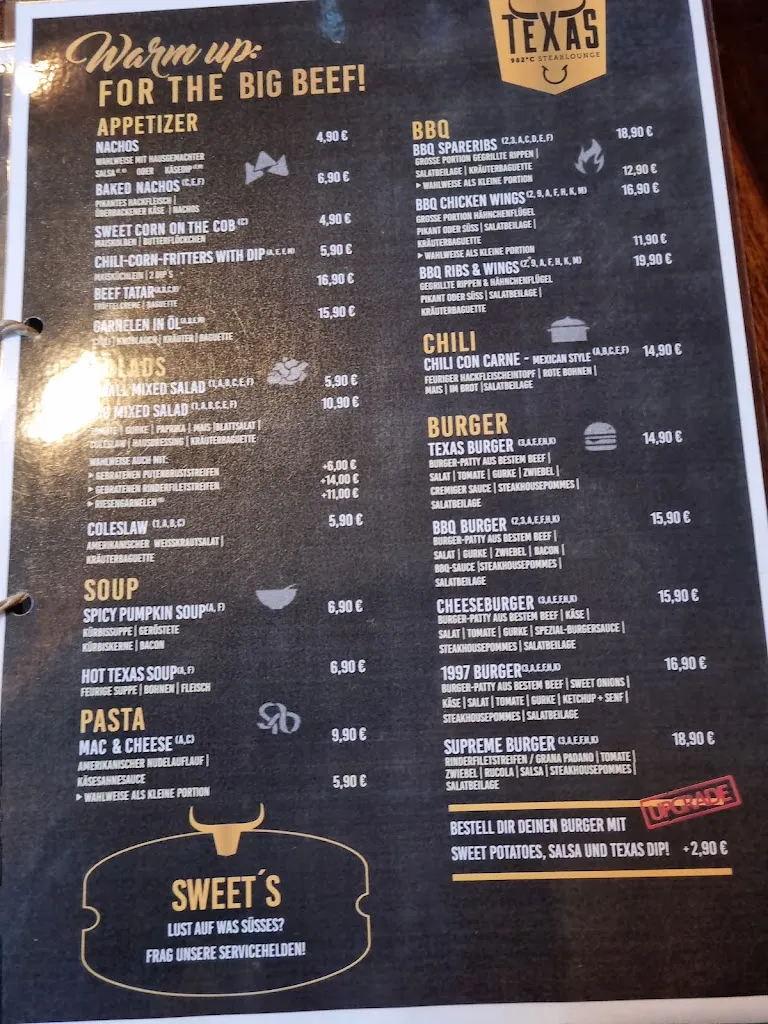 Menu_Texas Steaklounge_Erfurt_image_4