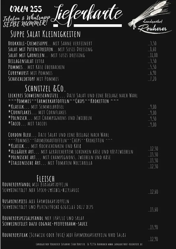 Menu_Landgasthof Rouherer_Hahnbach_immagine_2