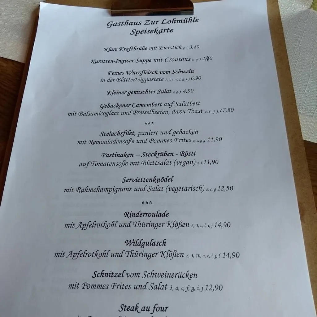 Menu_Gasthaus Zur Lohmühle_Georgenthal_image_2