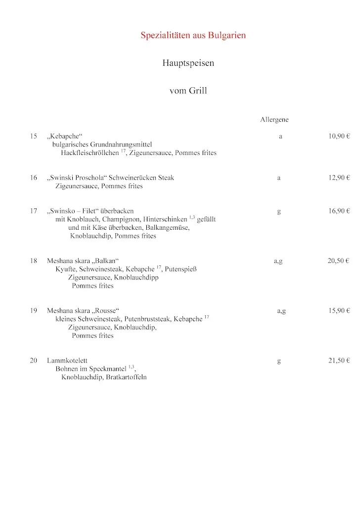 Menu_Hotel Balkan_Sömmerda_immagine_4