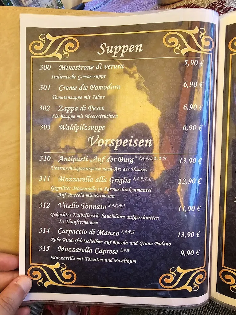 Menu_Restaurant Auf der Burg_Mellingen_image_1