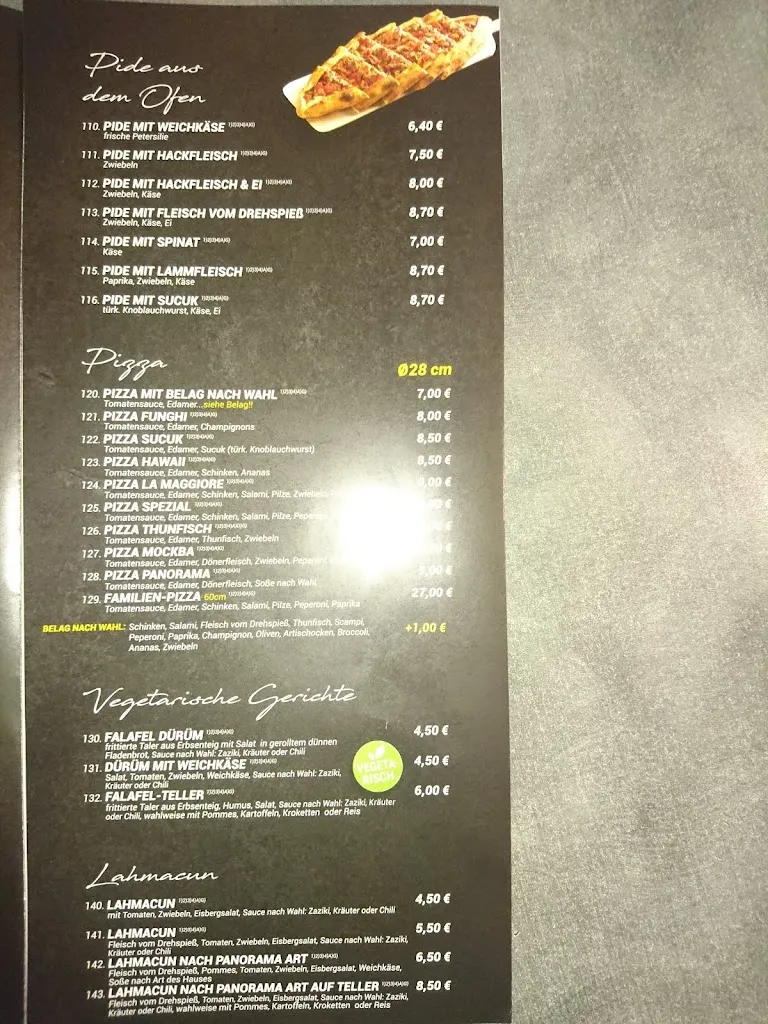 Menu_Panorama Restaurant_Hildburghausen_image_4