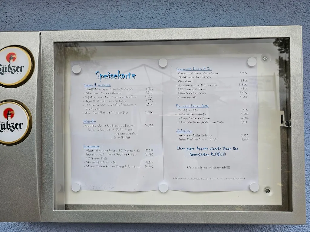 Menu_Gaststübchen RubliBubli_Immelborn_immagine_1