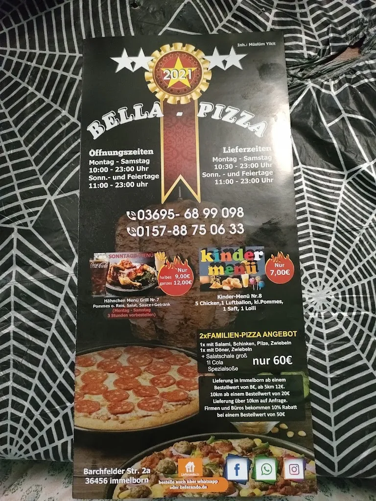 Menu_Bella Pizza Immelborn_Immelborn_image_1