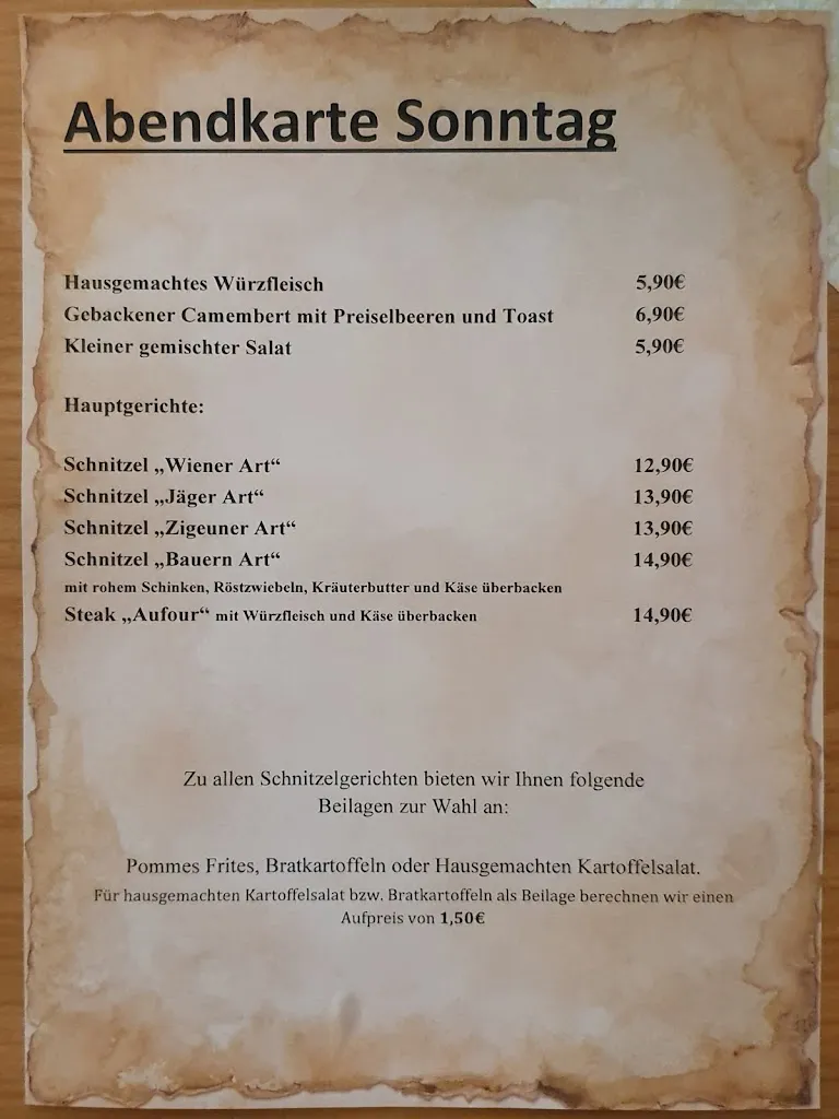 Menu_Gasthof Krug zum grünen Kranz „Das Gasthaus“_Sonneberg_immagine_1