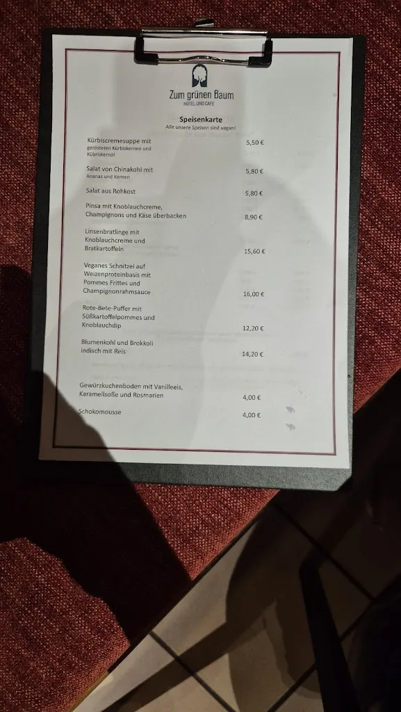 Menu_Hotel und Café Zum Grünen Baum_Sonneberg_image_1