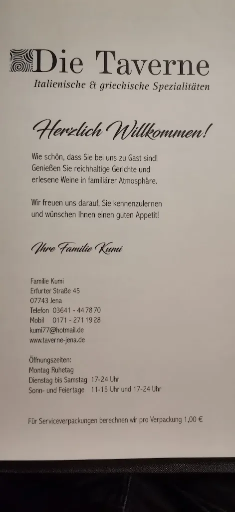 Menu_Die Taverne Jena_Jena_image_2