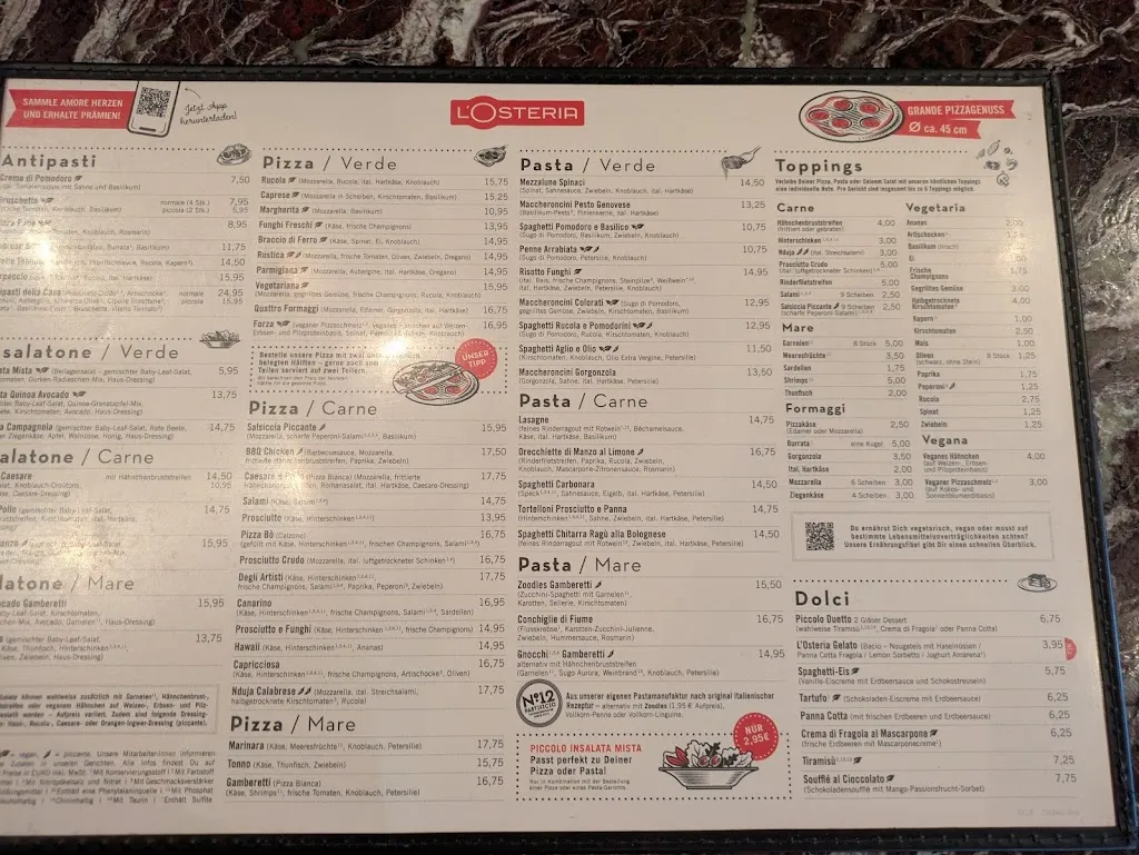 Menu_L'Osteria Jena Leutragraben_Jena_image_1