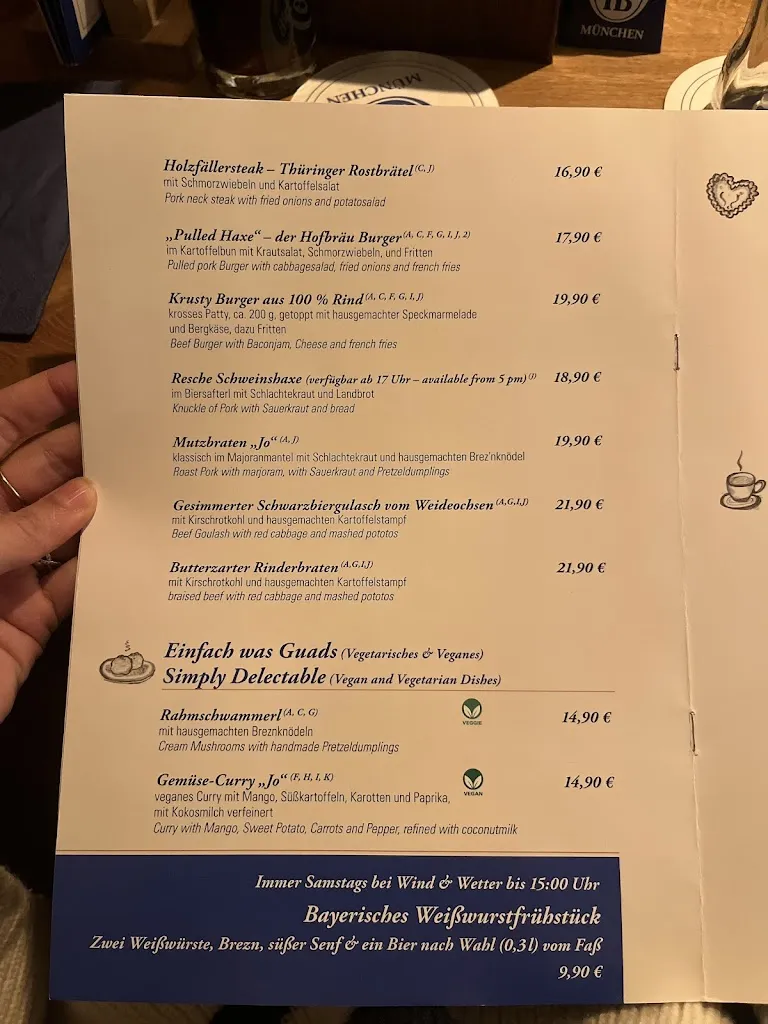 Menu_Hofbräu am Johannistor_Jena_image_2