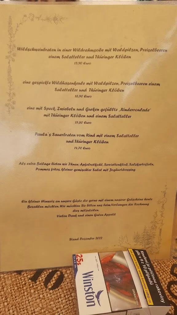 Menu_Gasthaus & Pension Forsthaus Augustenthal_Frankenblick_image_3