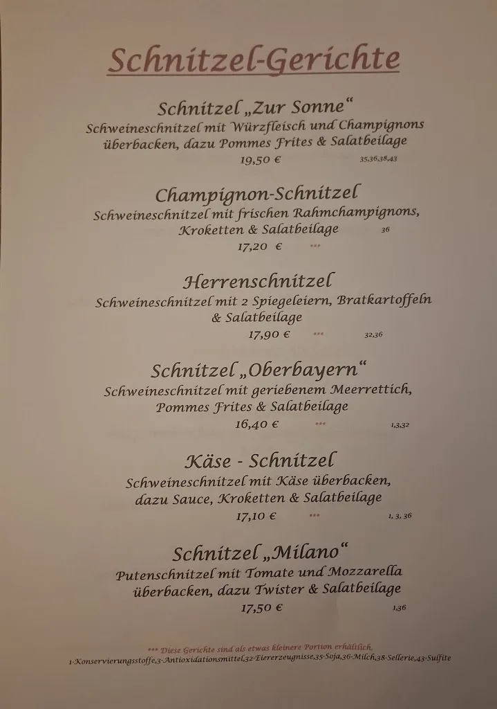 Menu_Gasthaus Zur Sonne_Meiningen_image_1