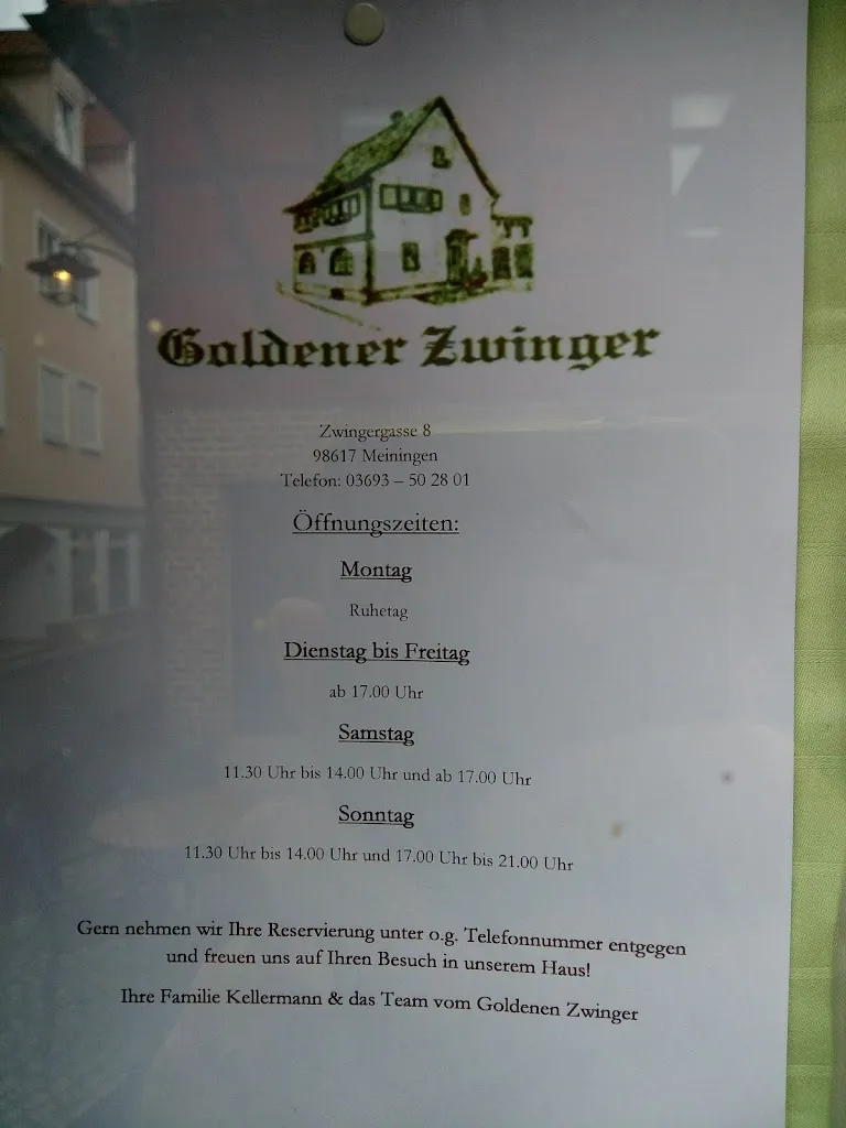 Menu_Restaurant Goldener Zwinger_Meiningen_image_1