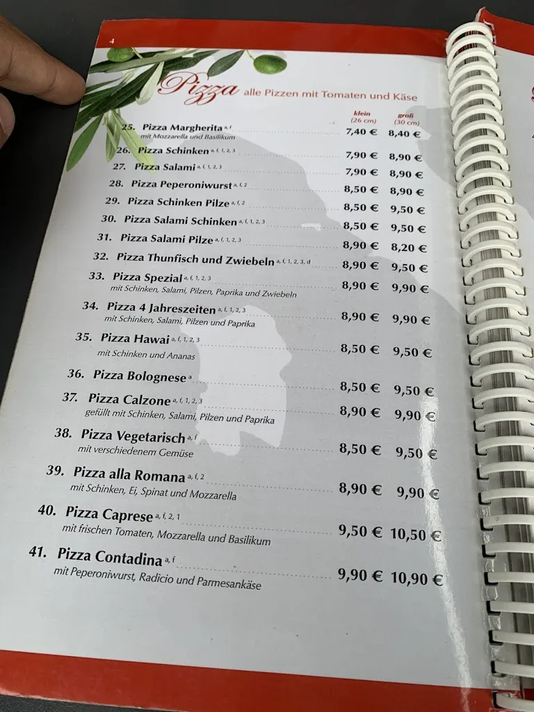 Menu_Ristorante Pizzeria Eiscafe Italia_Meiningen_image_1