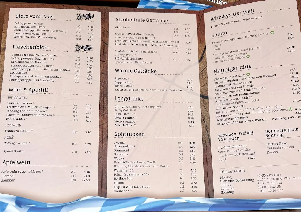 Menu_Der Biersepp_Aschaffenburg_immagine_2