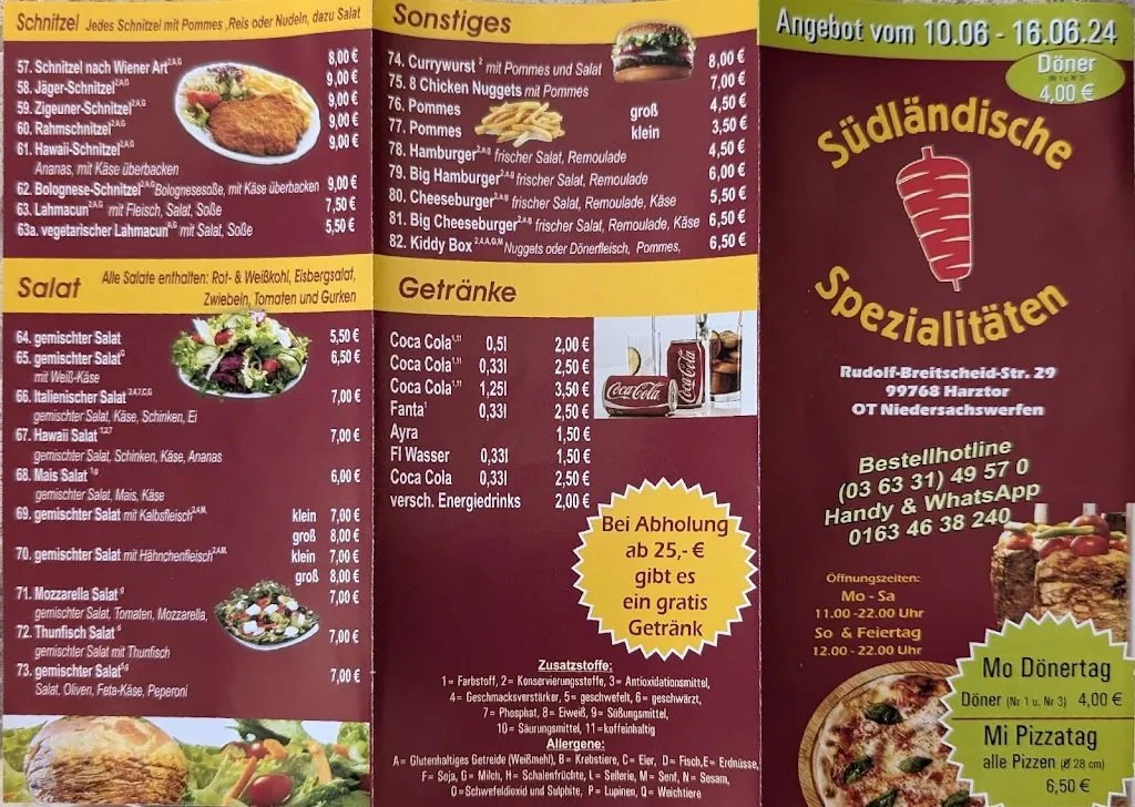 Menu_Südländische Spezialitäten_Harztor_immagine_2