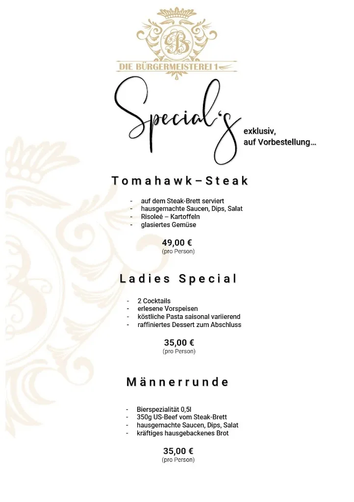 Menu_Die Bürgermeisterei 1728_Mühlhausen/Thüringen_image_1