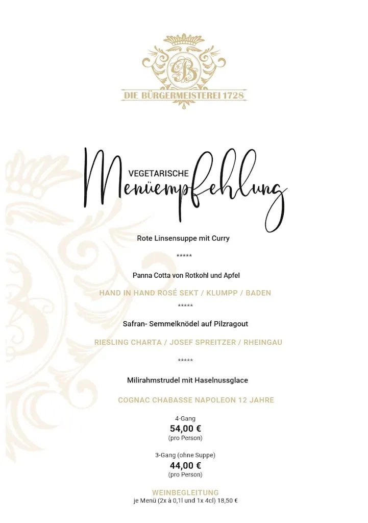 Menu_Die Bürgermeisterei 1728_Mühlhausen/Thüringen_image_2