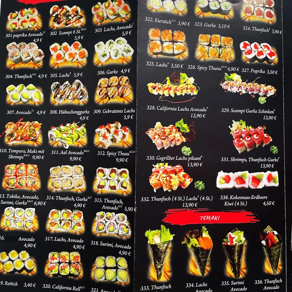 Menu_Tokyo running Sushi & Grill_Aschaffenburg_immagine_4