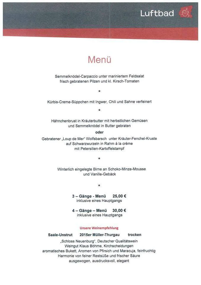 Menu_Luftbad_Mühlhausen/Thüringen_immagine_1