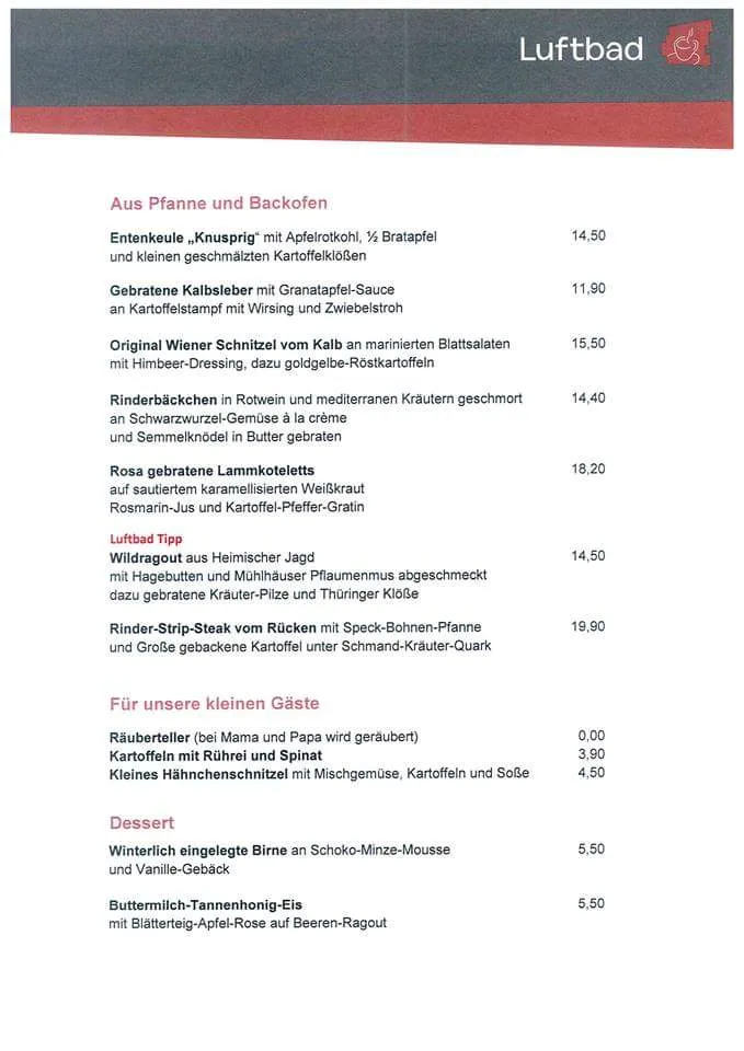 Menu_Luftbad_Mühlhausen/Thüringen_immagine_2