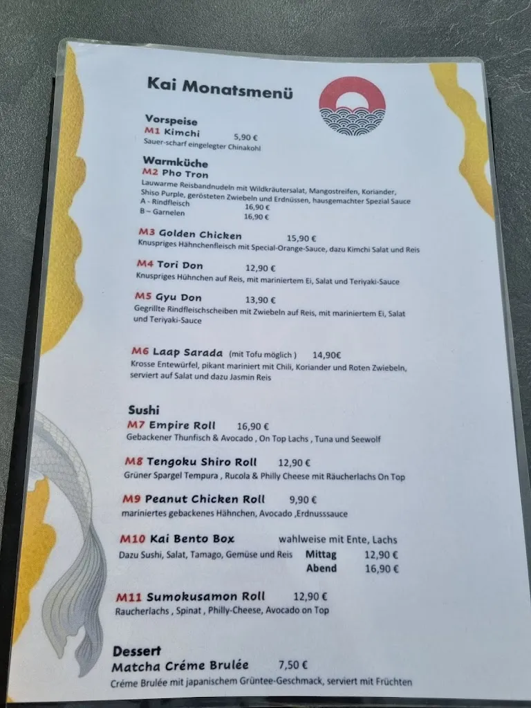 Menu_Kai Sushi & Bar Röttenbach_Röttenbach_image_4