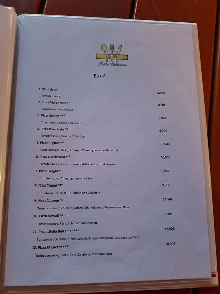 Menu_Bella Balkania_Haimhausen_immagine_3