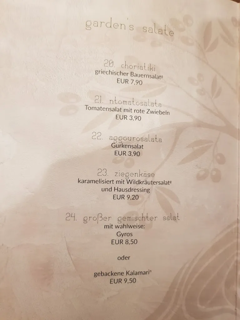 Menu_Olive Garden Grill Restaurant / Mediterrane Küche_Haimhausen_image_4