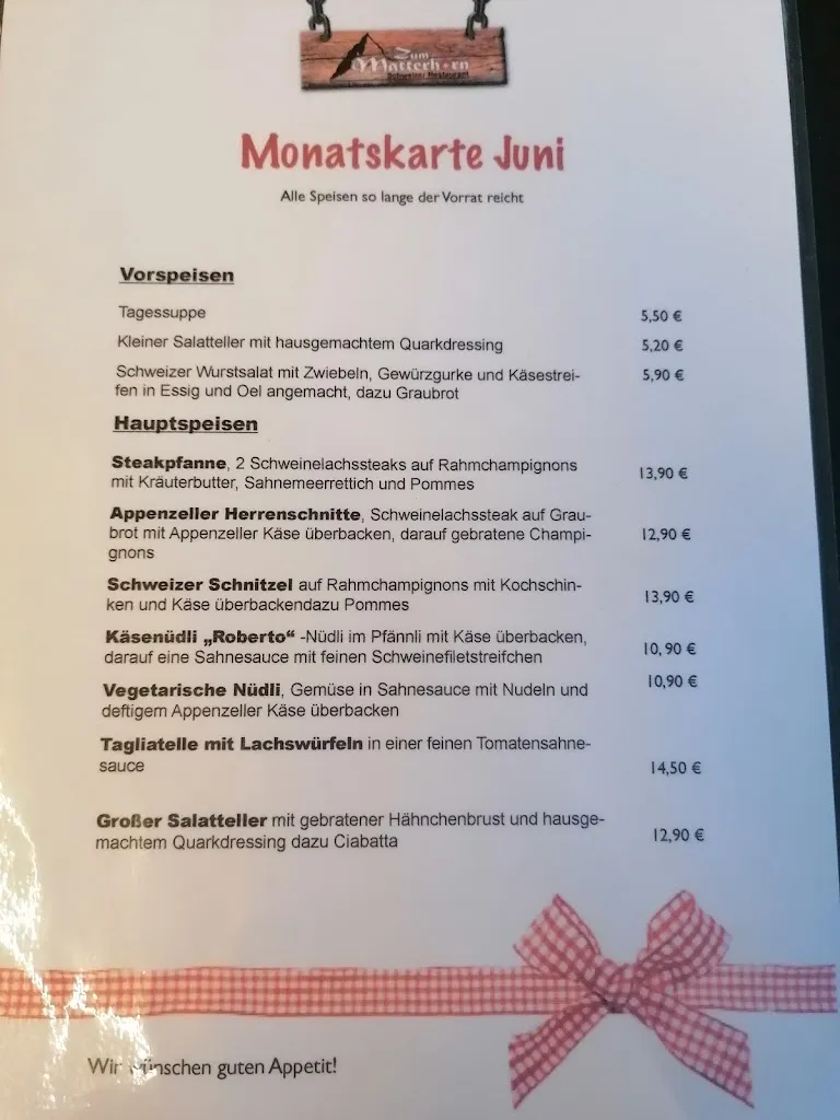 Menu_Swiss Restaurant 