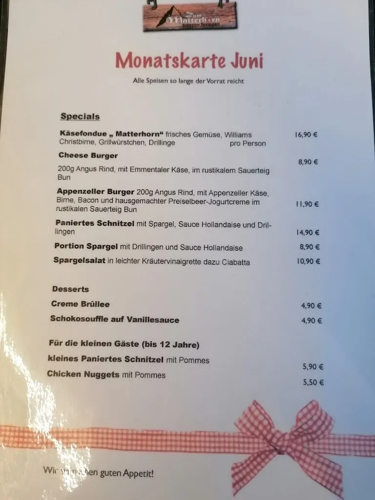 Menu_Swiss Restaurant 