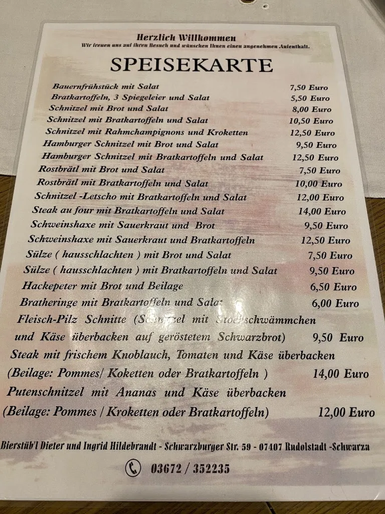 Menu_Bierstübl - Dieter Hildebrandt_Rudolstadt_image_1