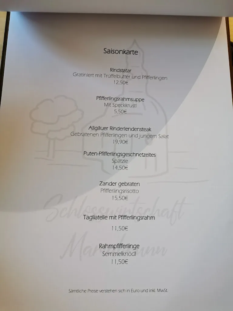 Menu_Schlosswirtschaft Mariabrunn - Restaurant und Biergarten_Röhrmoos_immagine_3