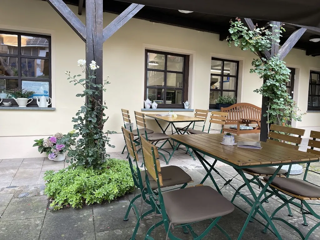 Café Zeitlos im Handwerkerhof ristorante a Rudolstadt
