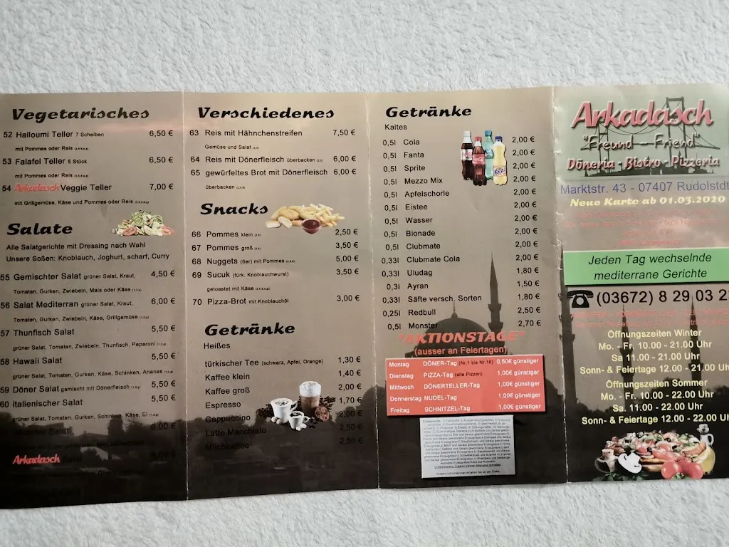 Menu_Arkadasch Döneria & Pizzeria_Rudolstadt_immagine_4