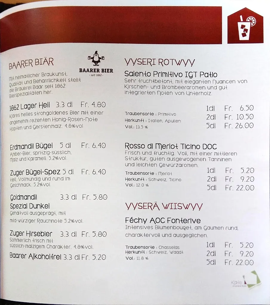 Menu_Kafe im griänä Hüüs_Altdorf_image_1