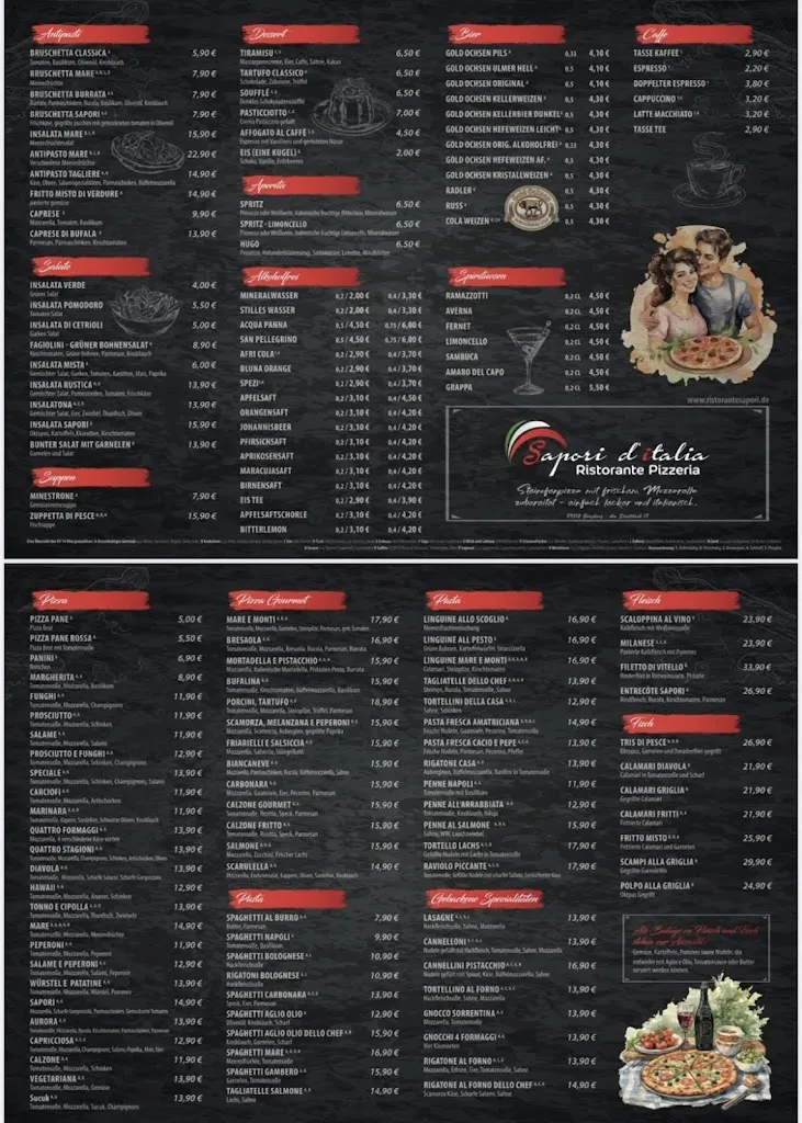 Menu_Ristorante Sapori D' italia Günzburg_Günzburg_image_1