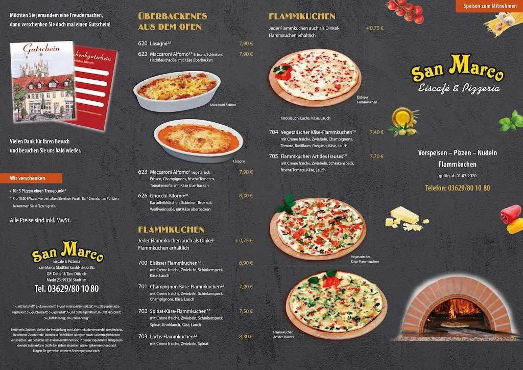 Menu_Eiscafe & Pizzeria San Marco Stadtilm GmbH & Co. KG_Stadtilm_immagine_2